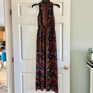 Xhilaration Multicolor Floral Maxi Dress Size XS - EUC